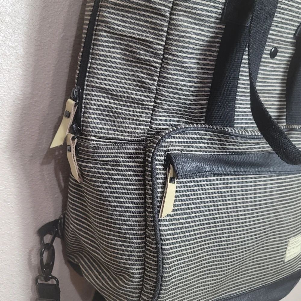 HEX INSTINCT CONVERTIBLE BACKPACK GREY WOVEN